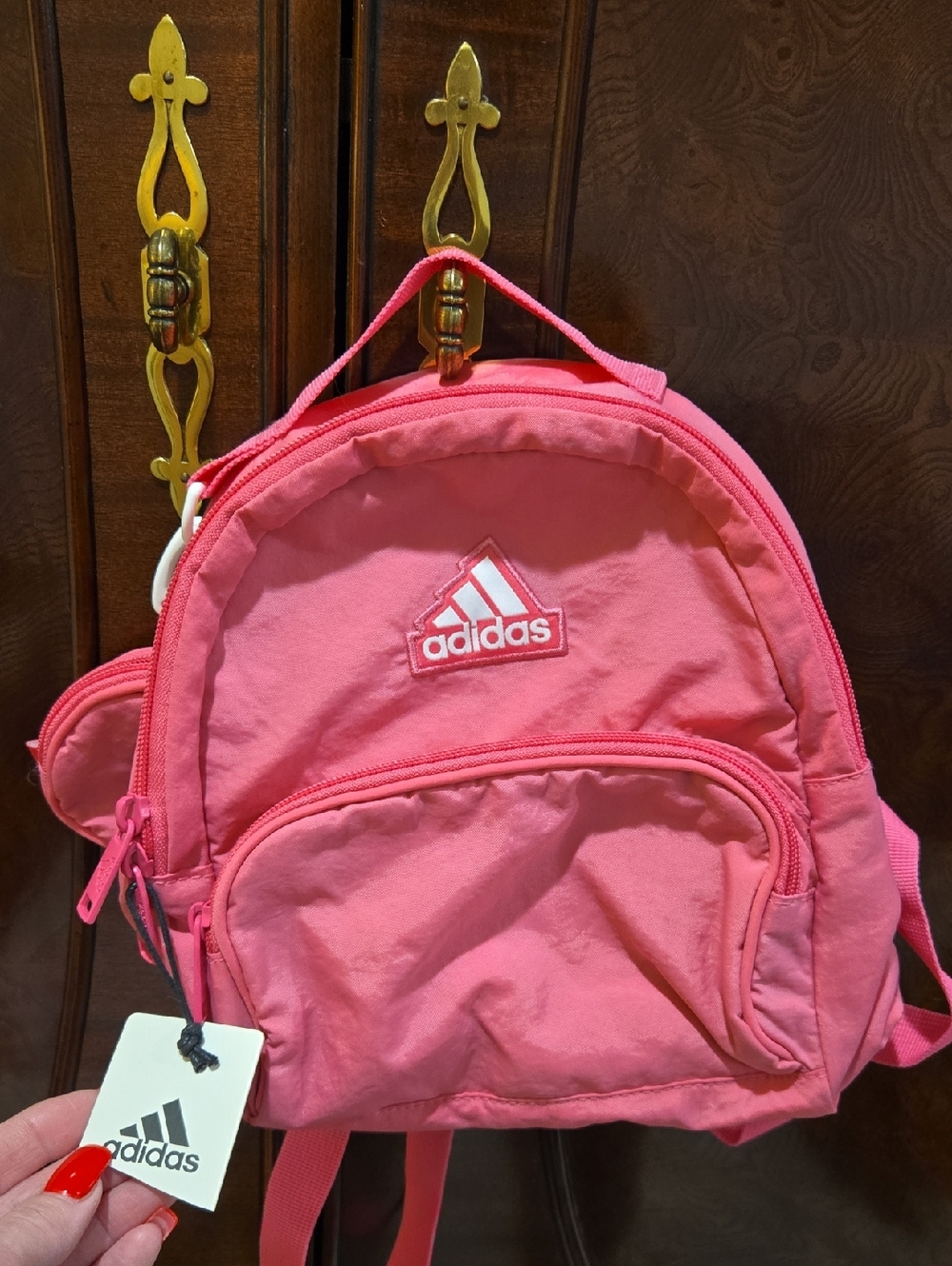 adidas Pink Kids Mini Backpack